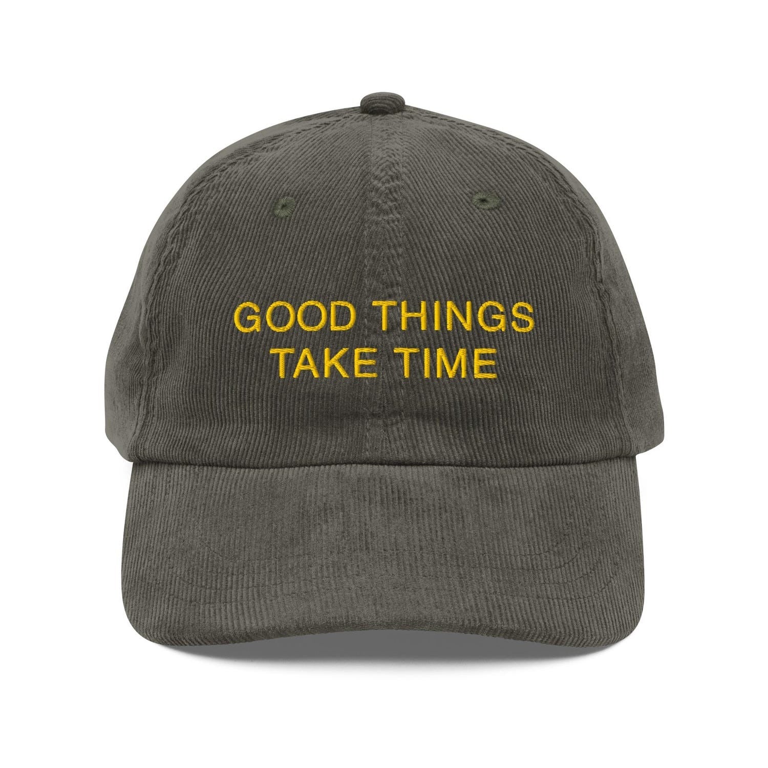 Custom Embroidered The Patient Dreamer Needs a 'Good Things Take Time' Hat