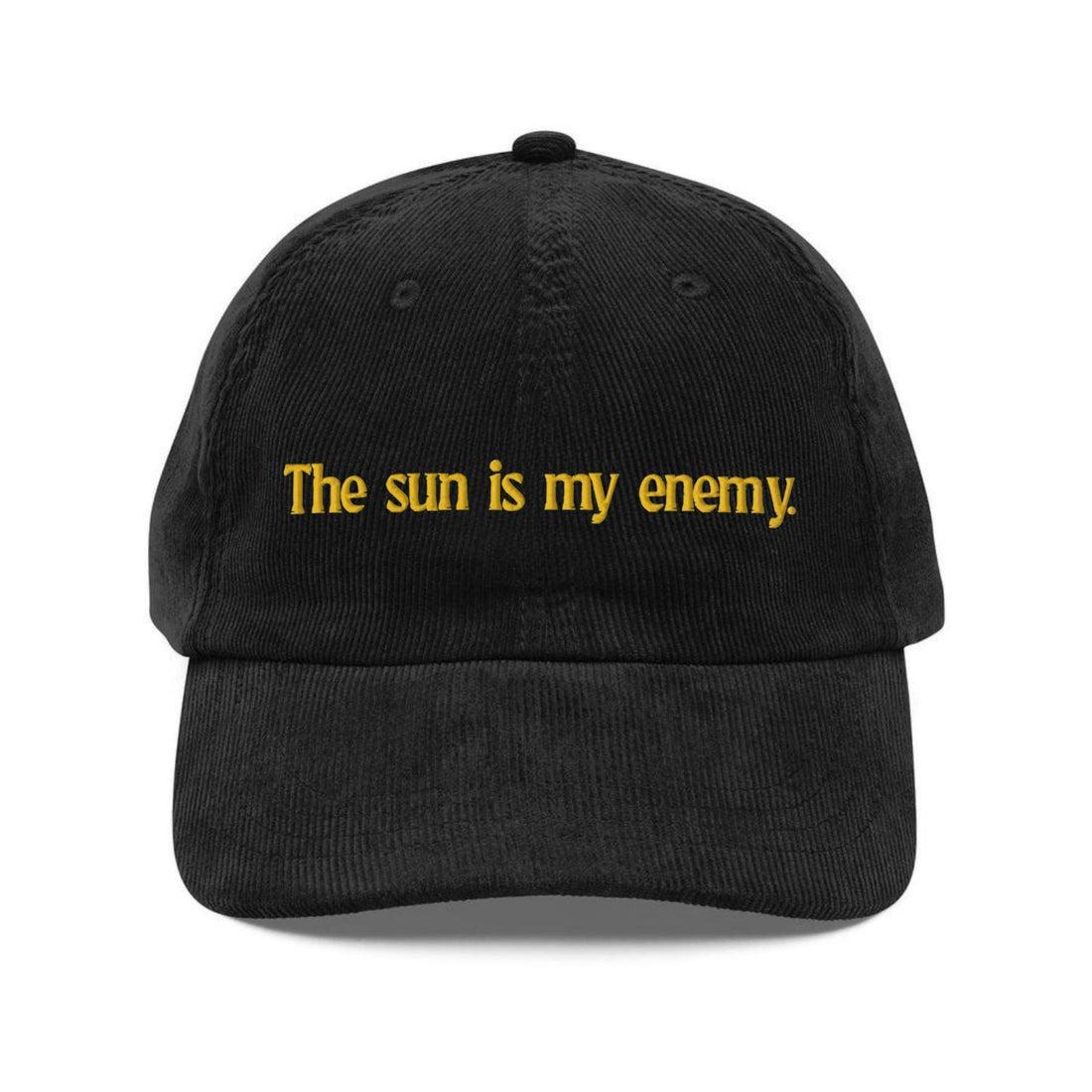 Custom Embroidered The Sun Is My Enemy Hat