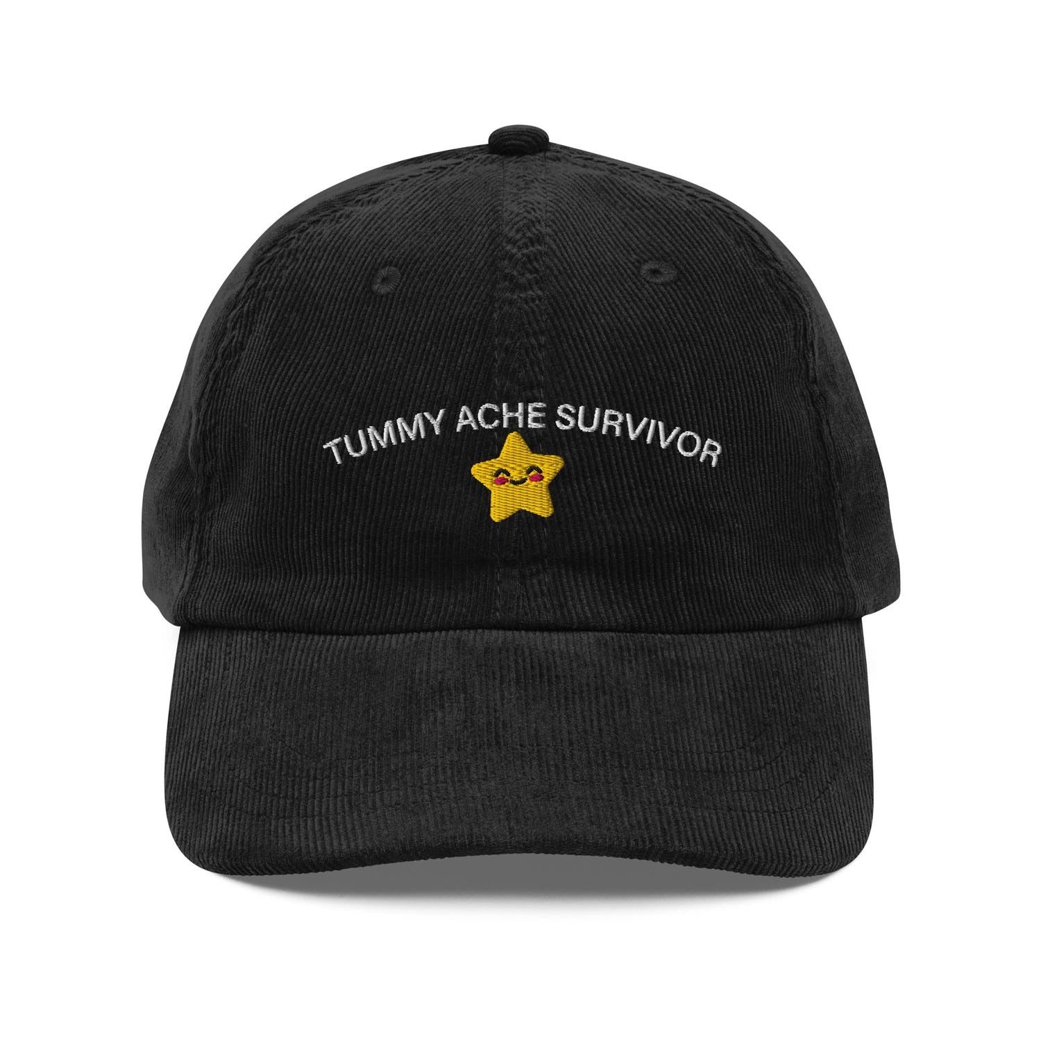 Custom Embroidered The Tummy Ache Survivor Needs a Corduroy Meme Hat