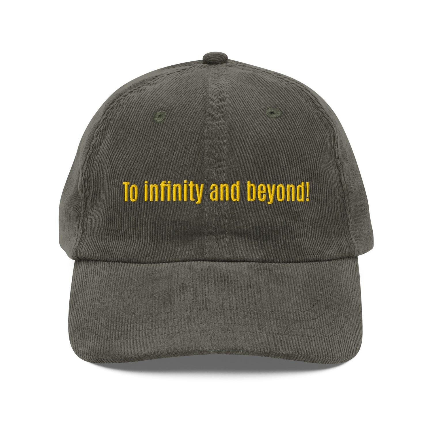 Custom Embroidered To Infinity and Beyond Hat