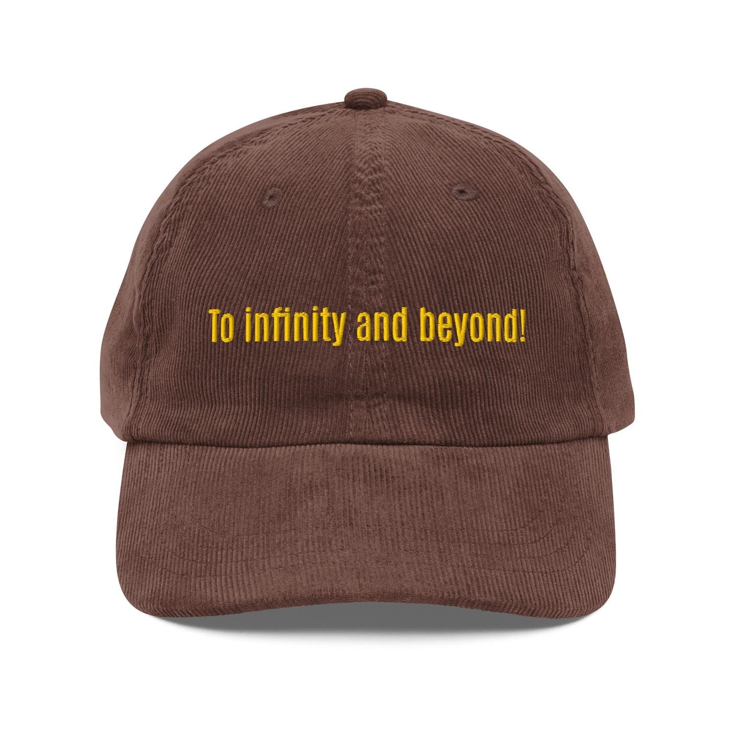 Custom Embroidered To Infinity and Beyond Hat