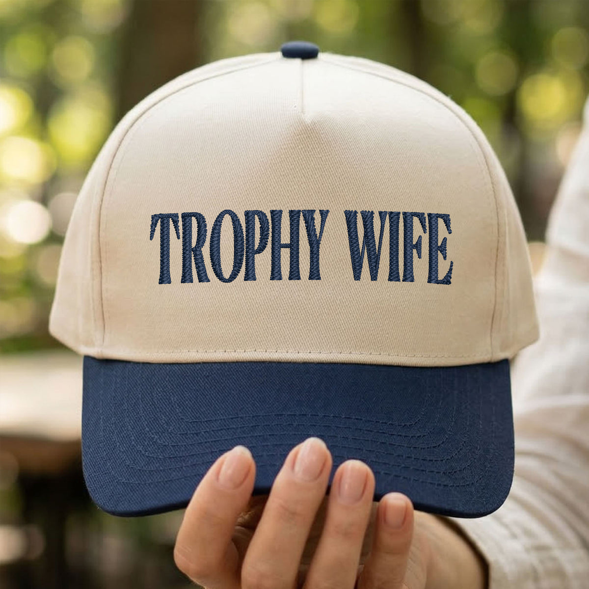 Custom Embroidered Trophy Wife Snapback Hat