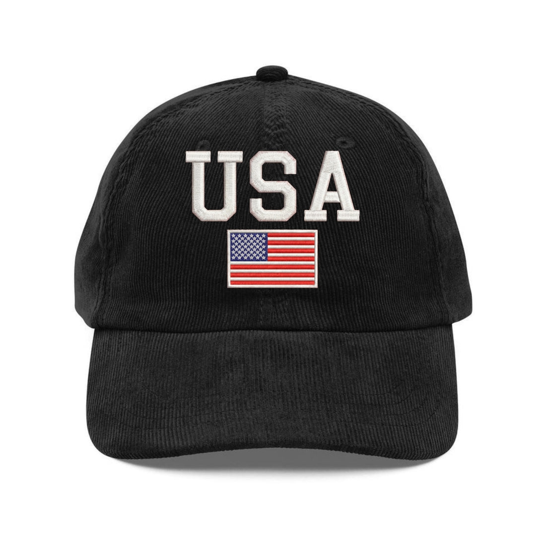 Custom Embroidered USA Flag Hat - Patriotic American Cap