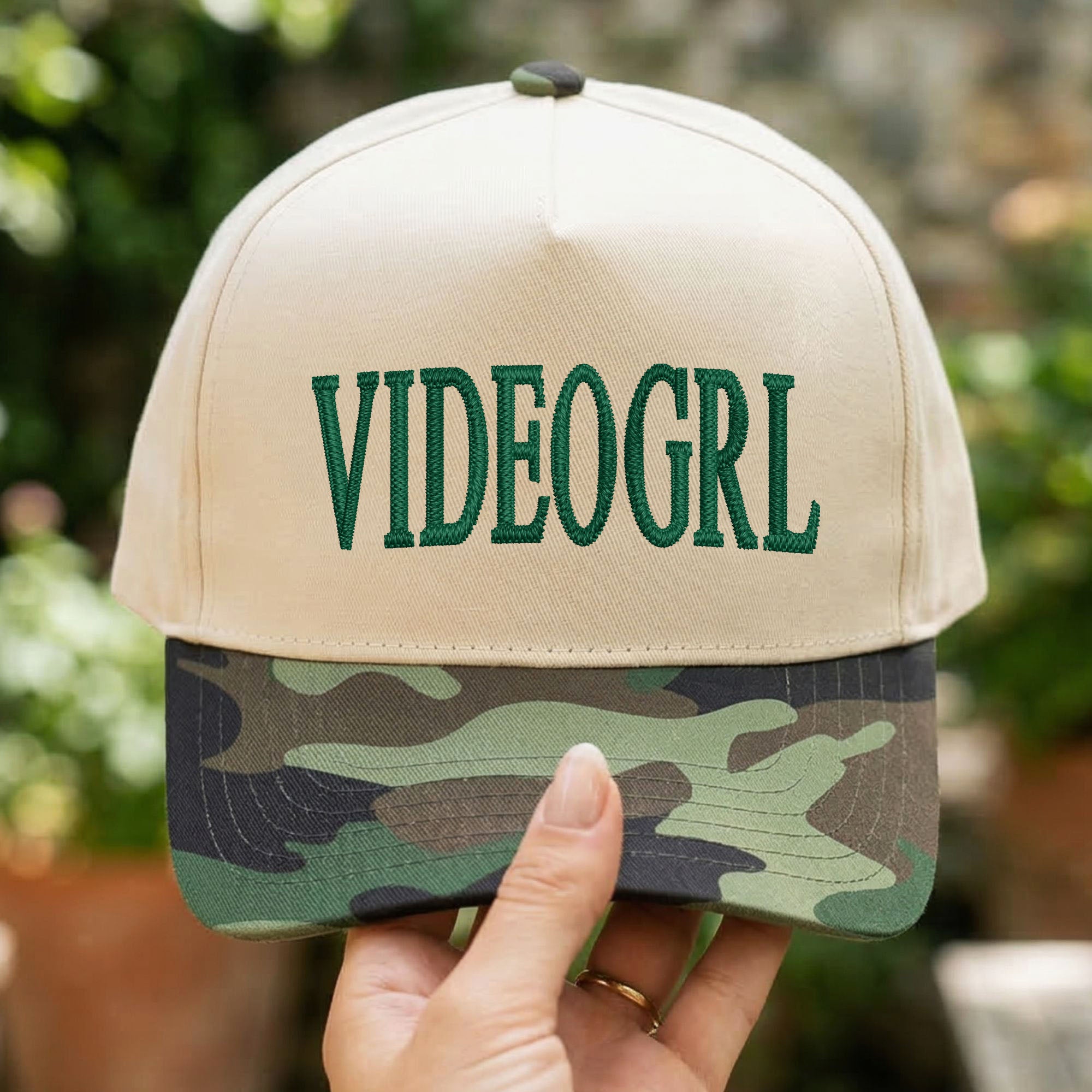 Custom Embroidered VIDEOGRL Snapback Hat