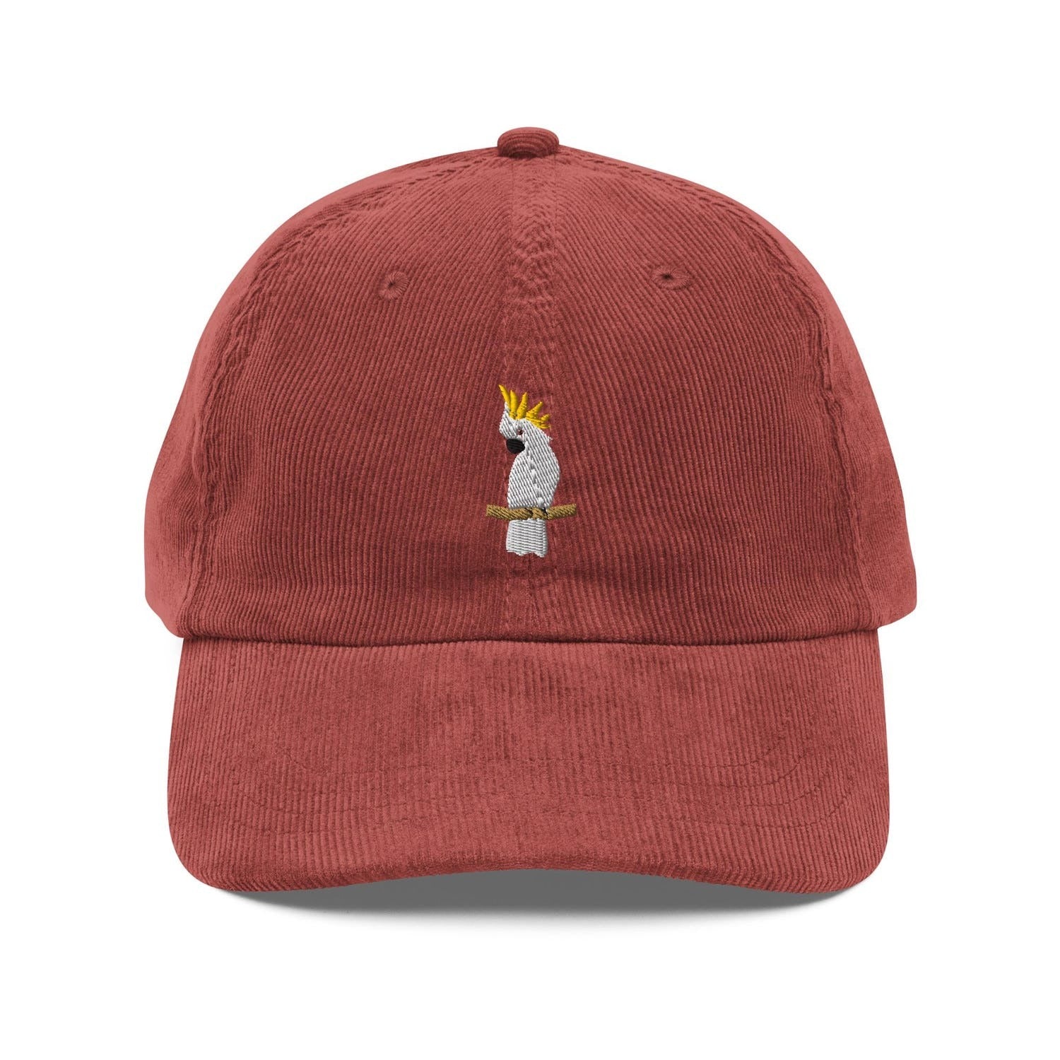 Custom Embroidered Vintage Cockatoo Hat