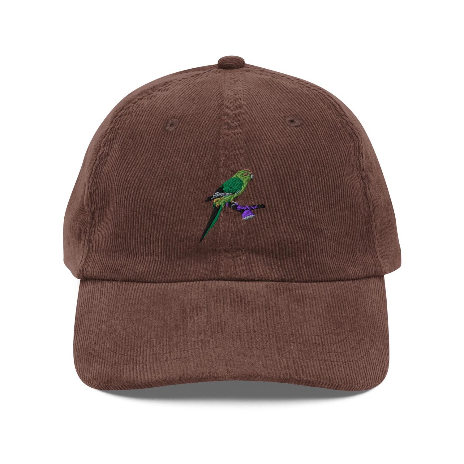 Custom Embroidered Vintage Parakeet Hat