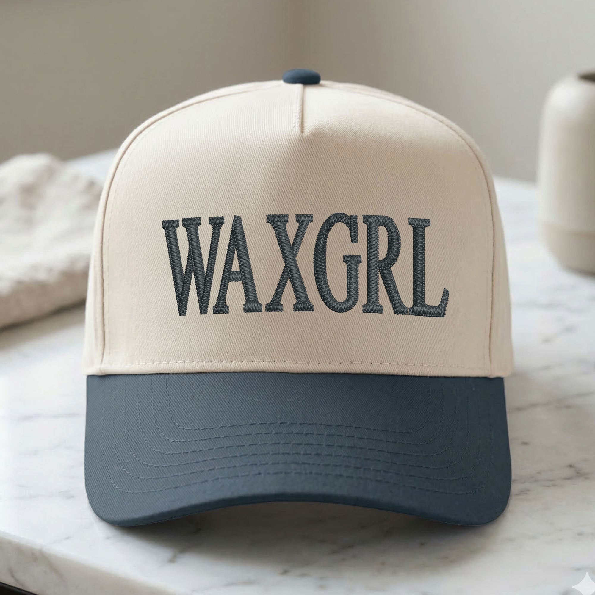 Custom Embroidered WAXGRL Snapback Hat
