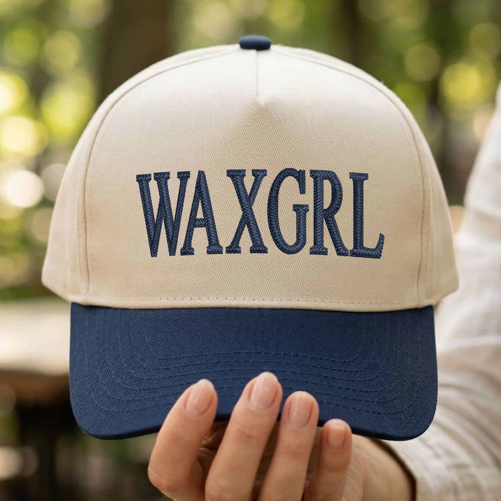 Custom Embroidered WAXGRL Snapback Hat