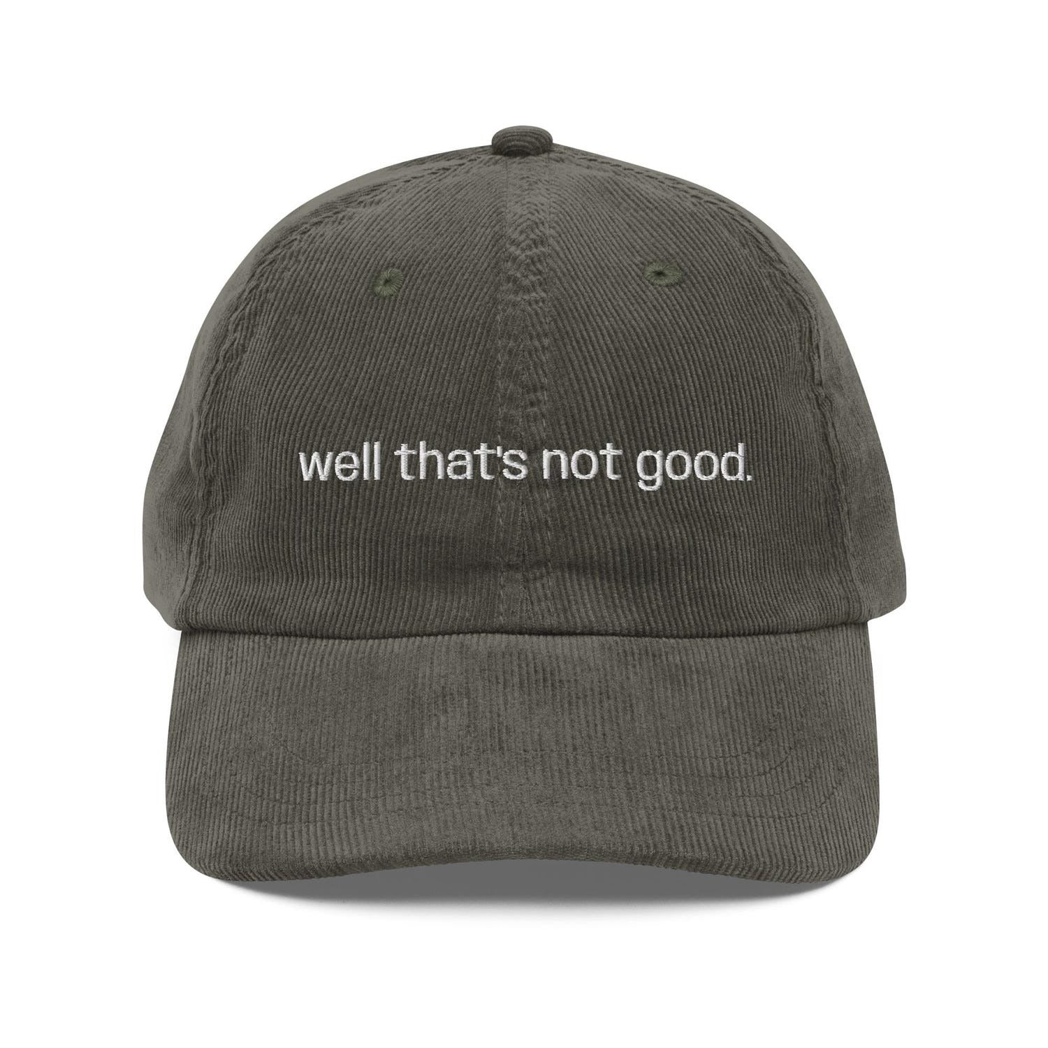 Custom Embroidered Well That's Not Good Hat
