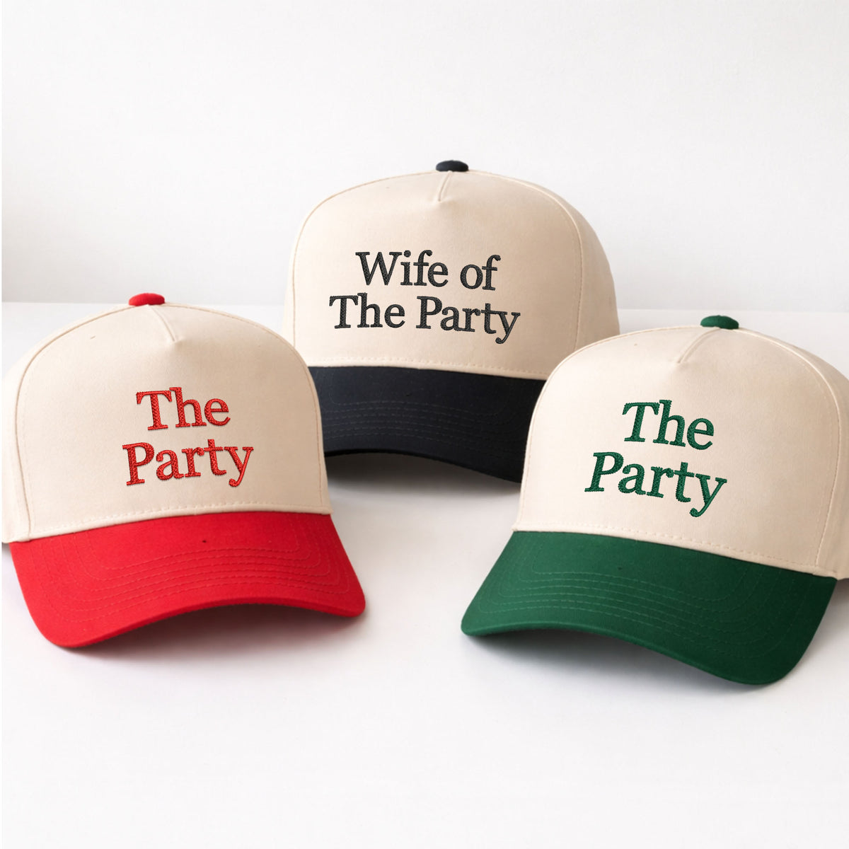 Custom Embroidered Wife of The Party Snapback Hat