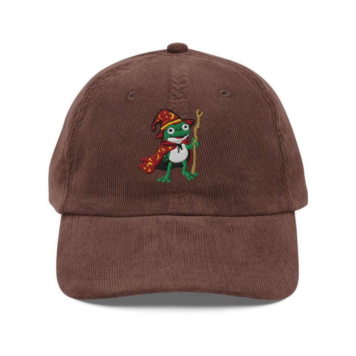 Custom Embroidered Wizard Frog Hat - Frog Meme Magic