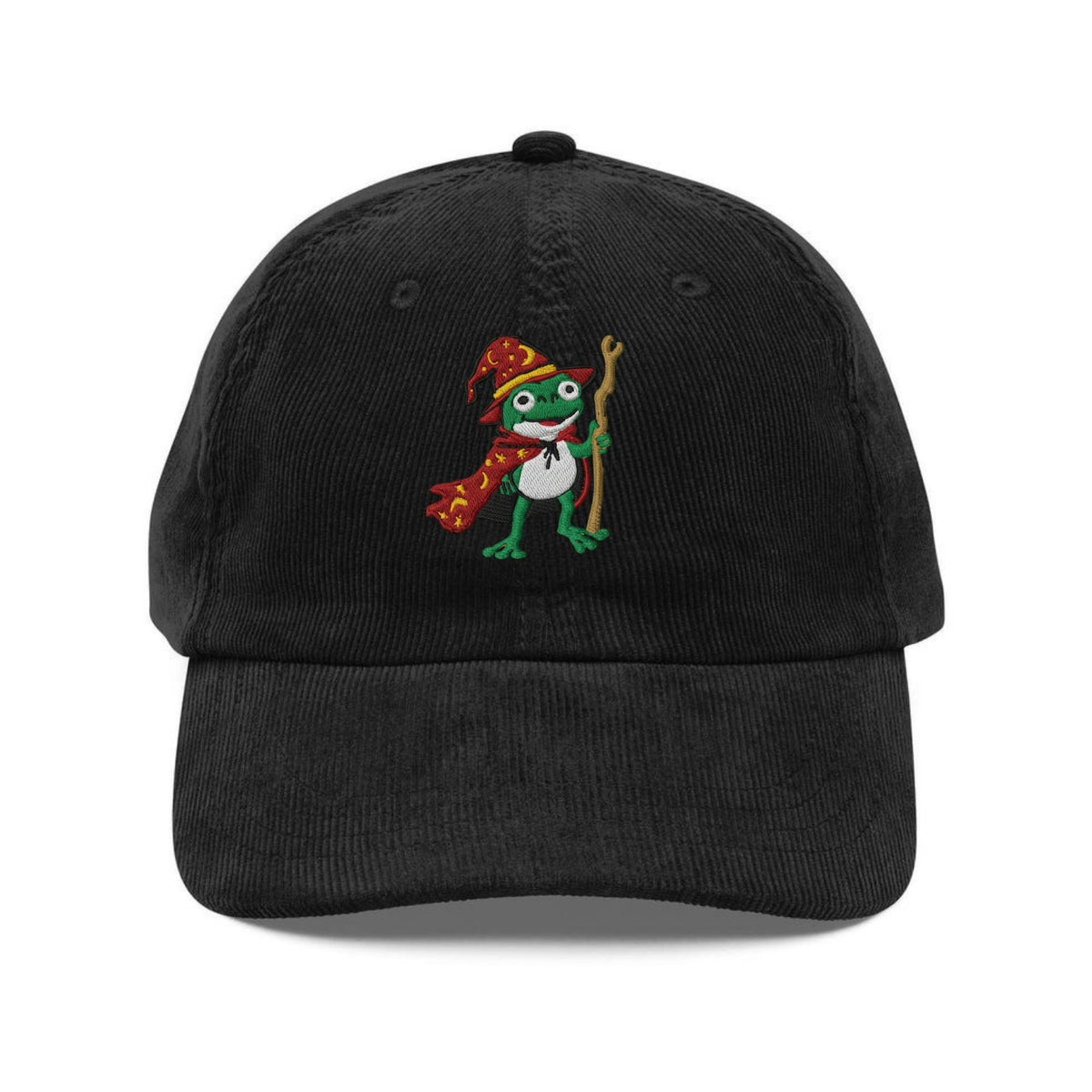 Custom Embroidered Wizard Frog Hat - Frog Meme Magic