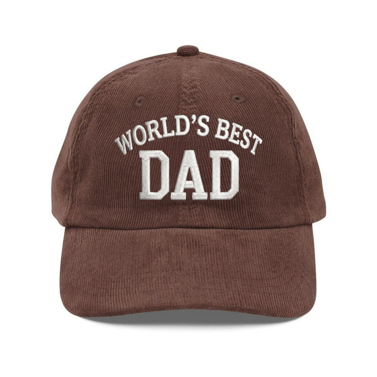 Custom Embroidered World’s Best Dad Hat - Father’s Day Gift Cap
