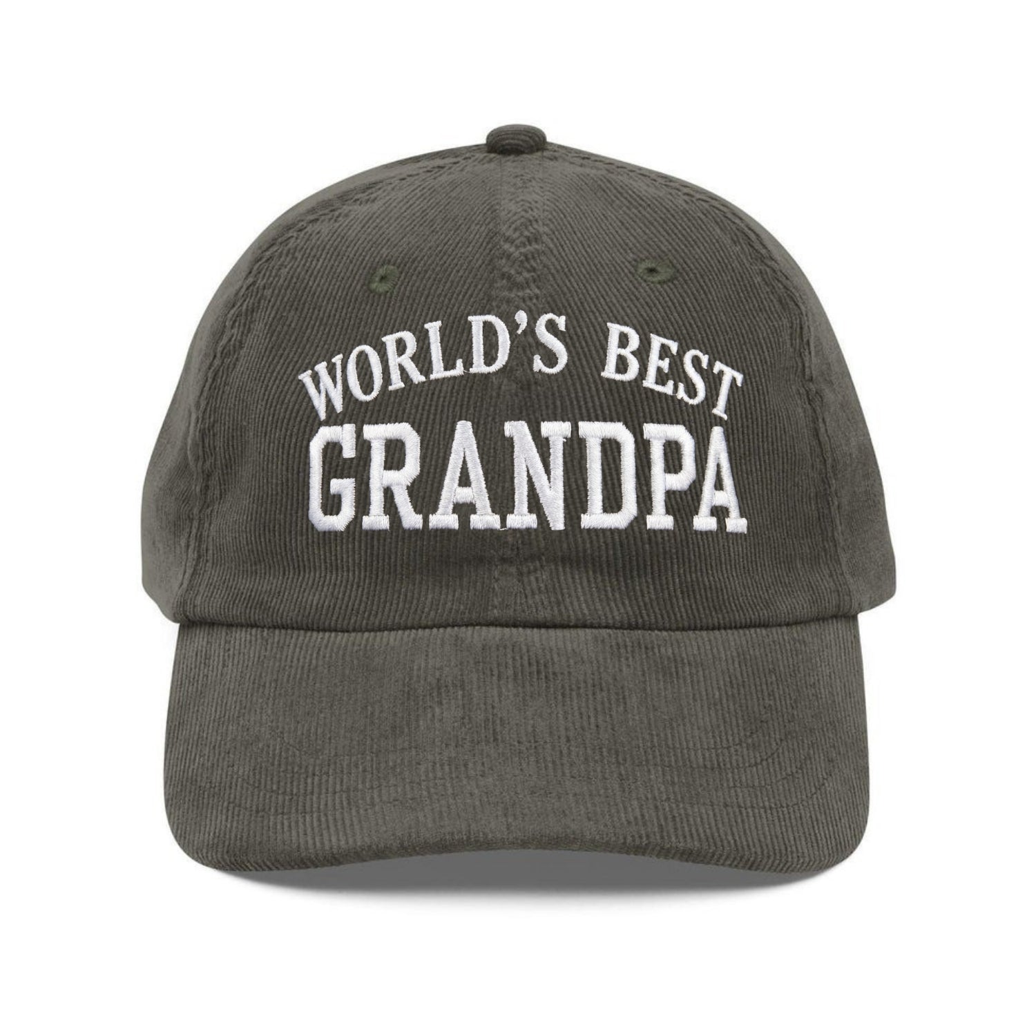 Custom Embroidered World’s Best Grandpa Hat - Father’s Day Gift Cap
