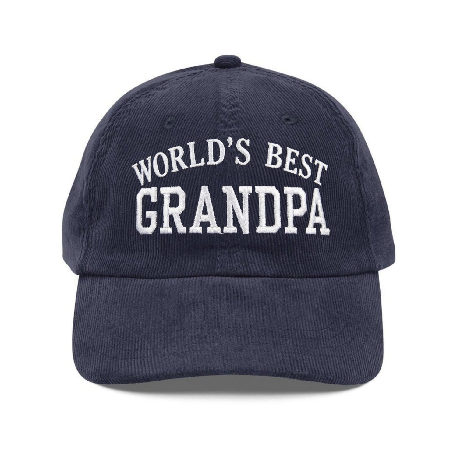 Custom Embroidered World’s Best Grandpa Hat - Father’s Day Gift Cap