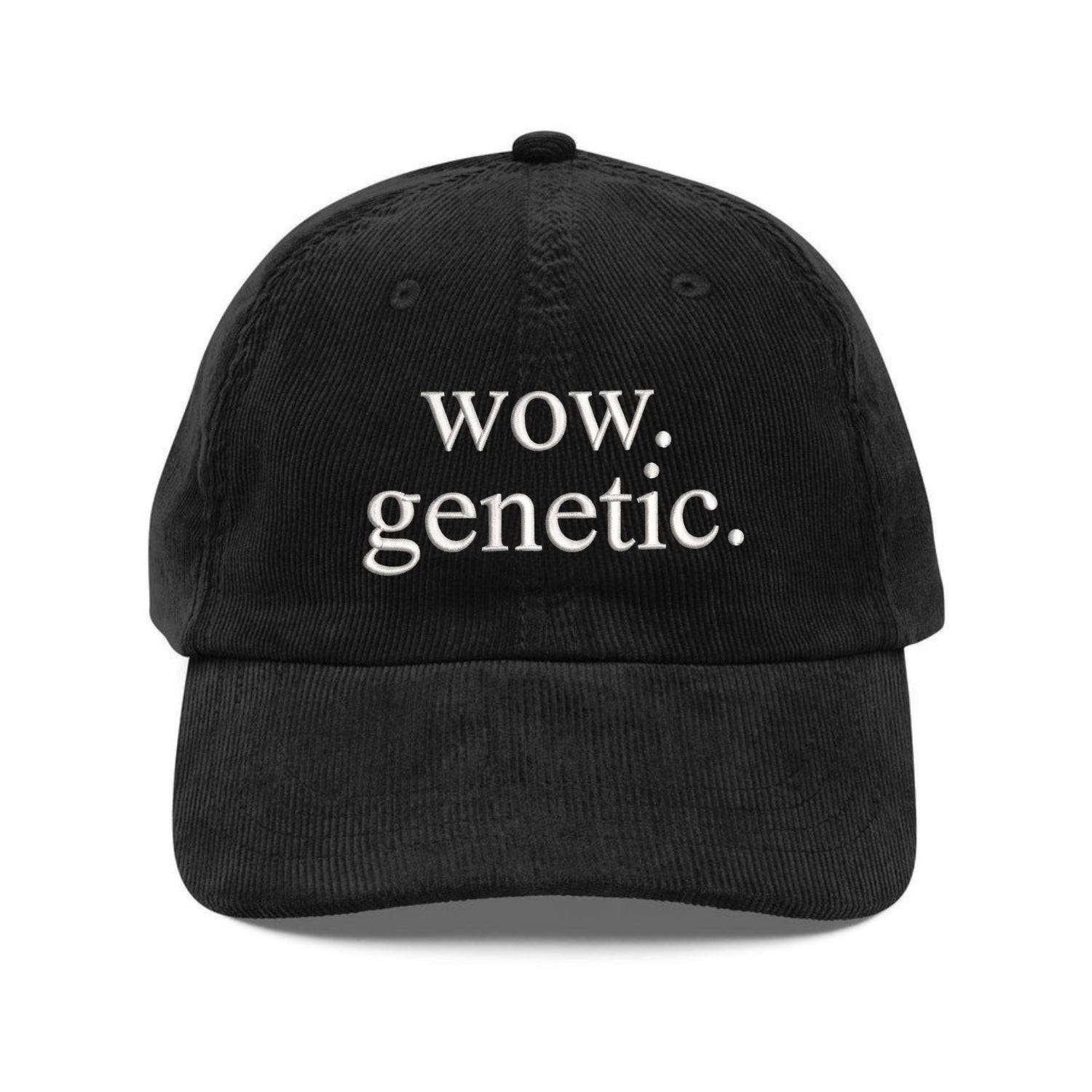 Custom Embroidered Wow Genetic Dad Hat - Hockey Romance Fan Gift