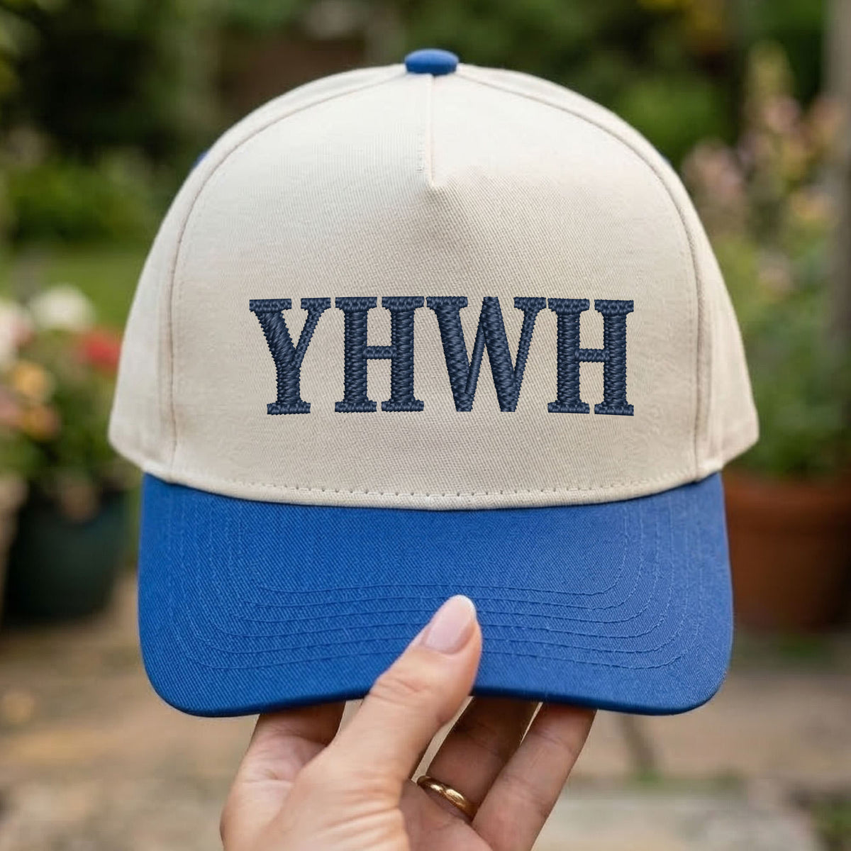 Custom Embroidered YHWH Snapback Hat