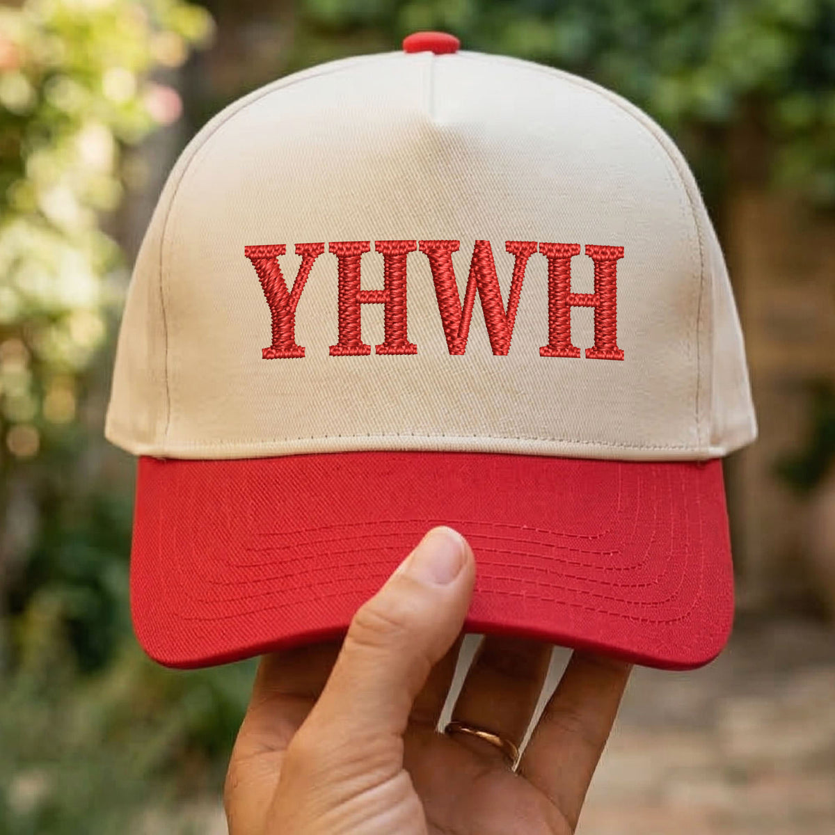 Custom Embroidered YHWH Snapback Hat