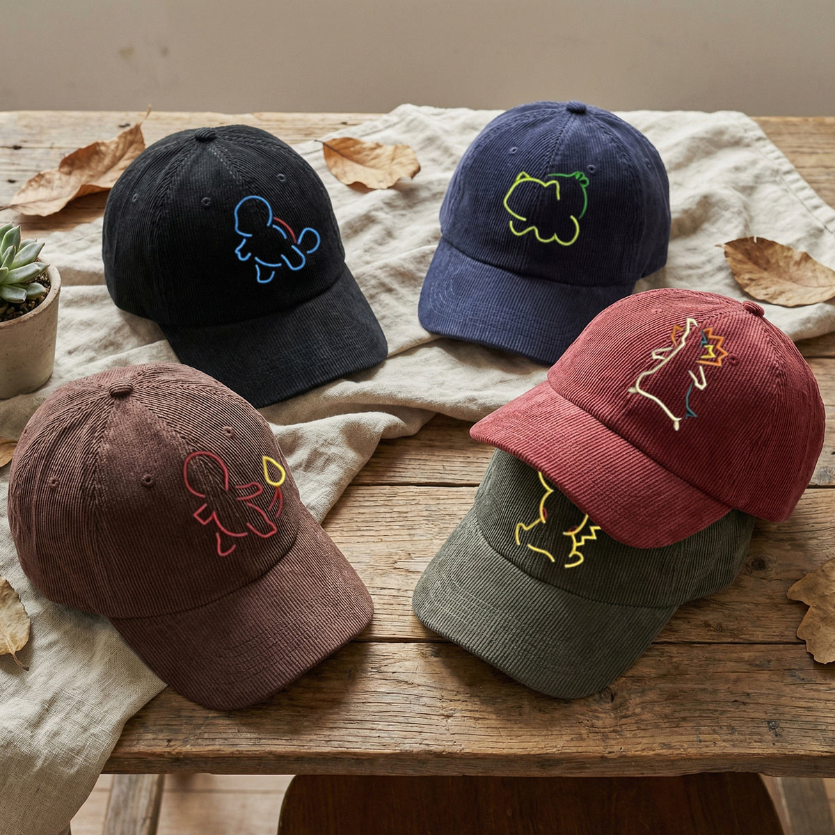 Custom Embroidery Fantasy Creature Hat