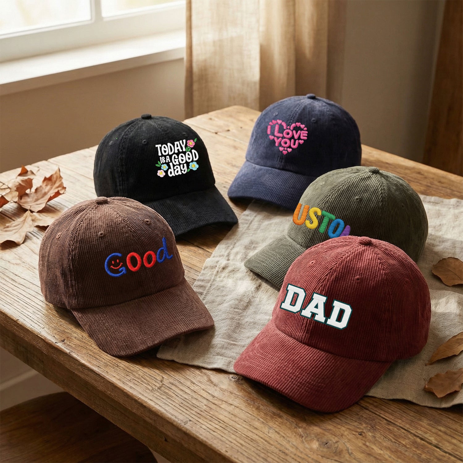 Custom Embroidered Monogram Hat – Personalized Initials Cap