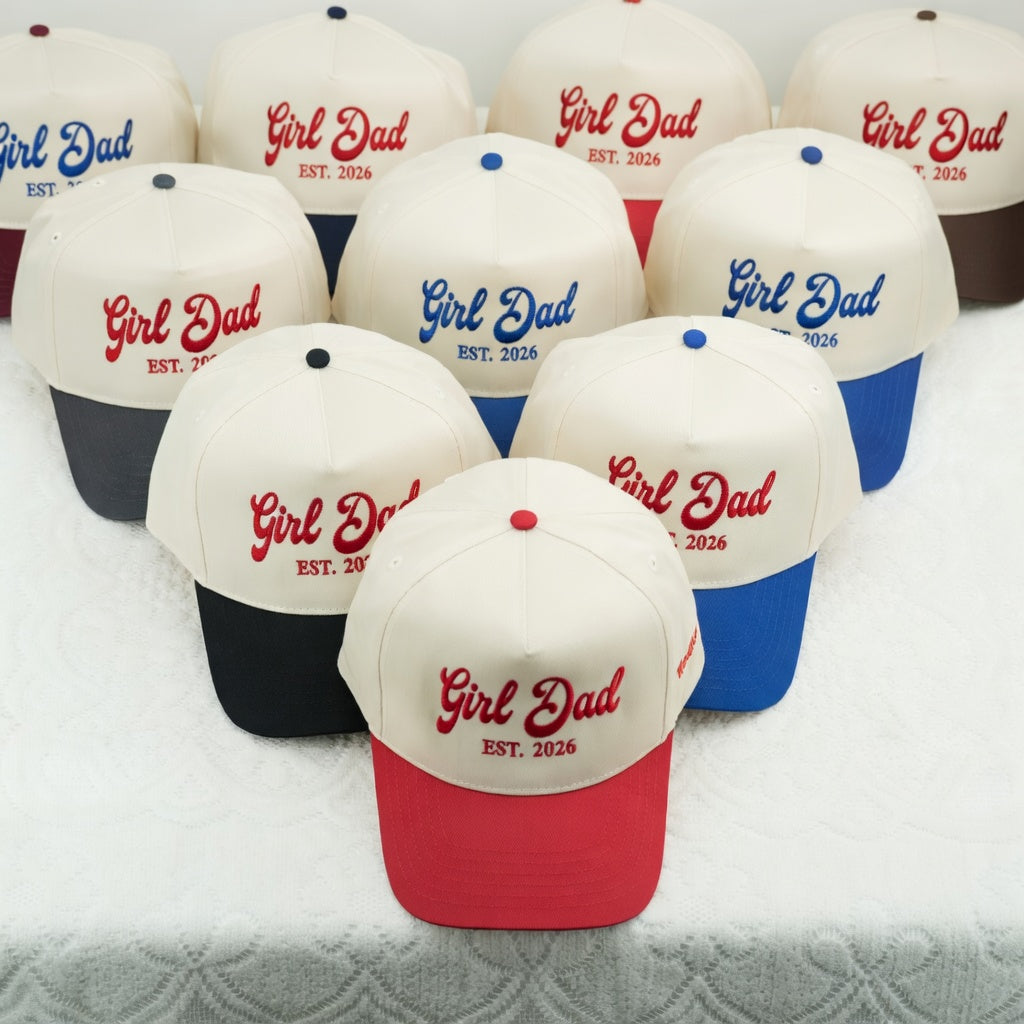 Custom Dad Life Snapback Hat - Personalized Girl Dad Snapback Hat