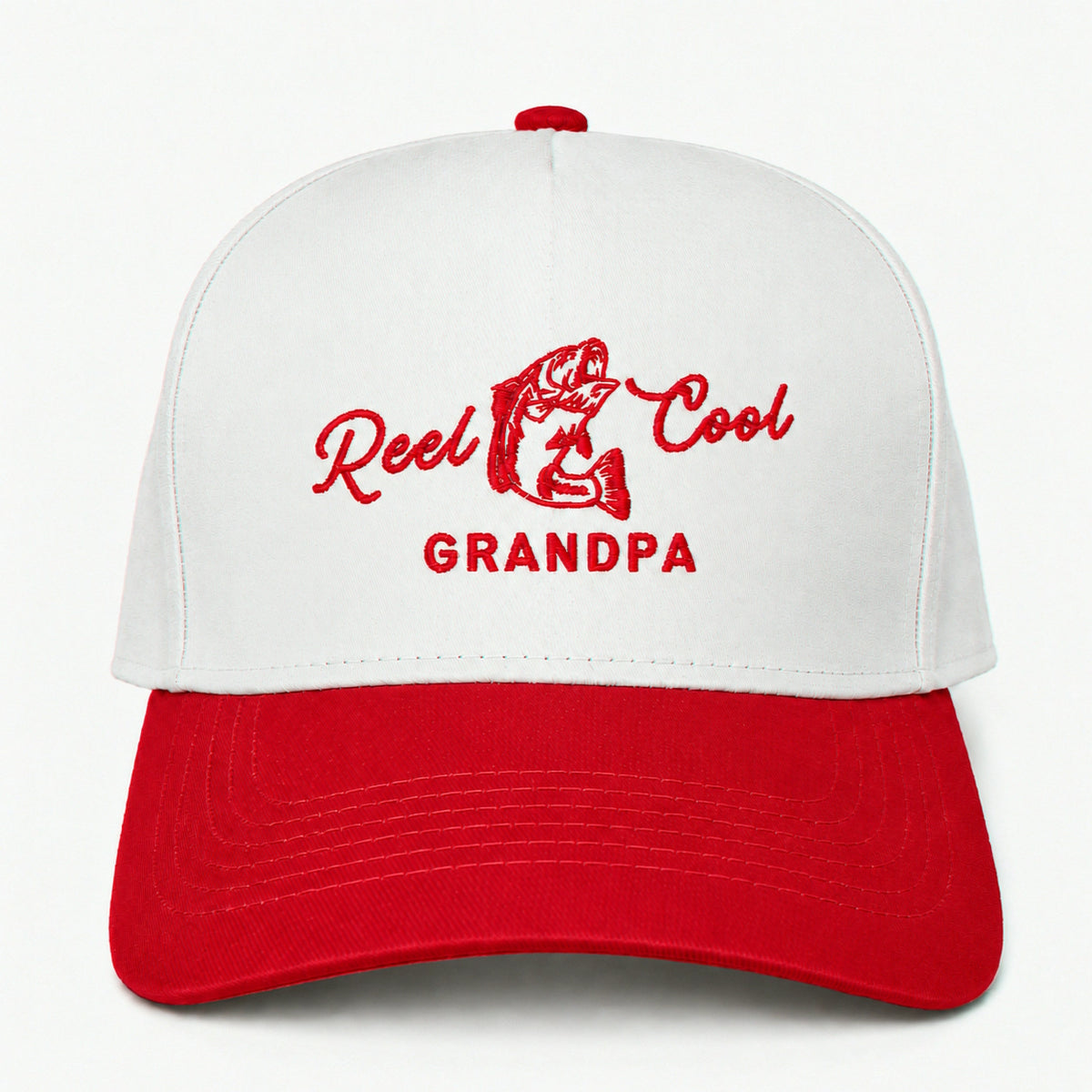 Custom Reel Cool Grandpa Snapback Hat – Funny Fishing Gift for Grandpa