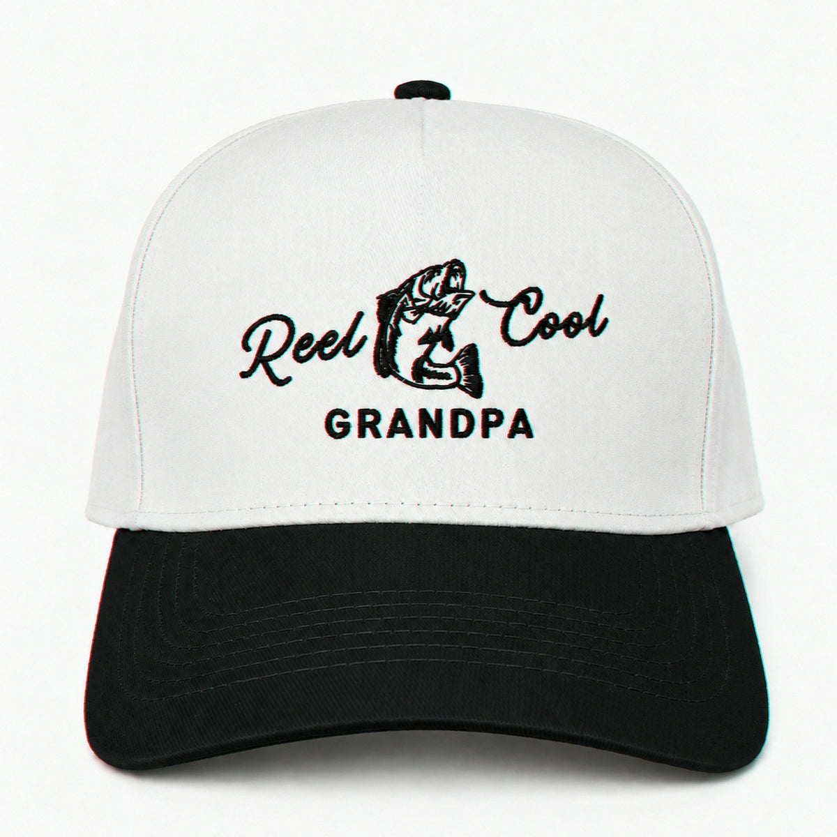 Custom Reel Cool Grandpa Snapback Hat – Funny Fishing Gift for Grandpa