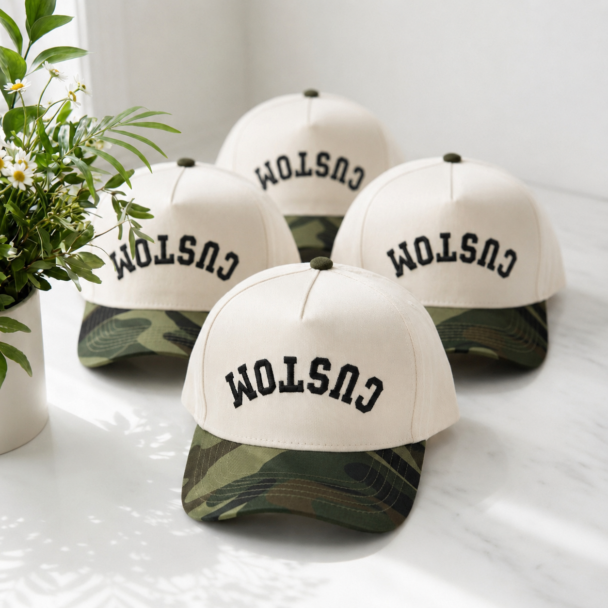 Custom Snapback Hat - Personalized Upside Down Snapback Hat