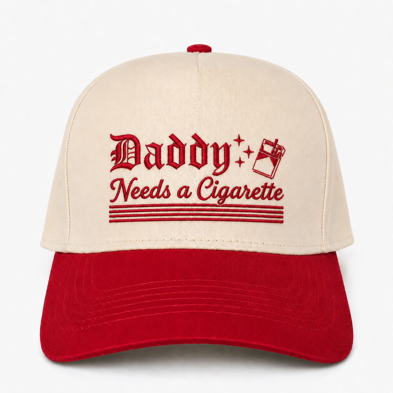Custom Daddy Needs a Cigarette Snapback Hat – Funny Father’s Day Gift for Dad