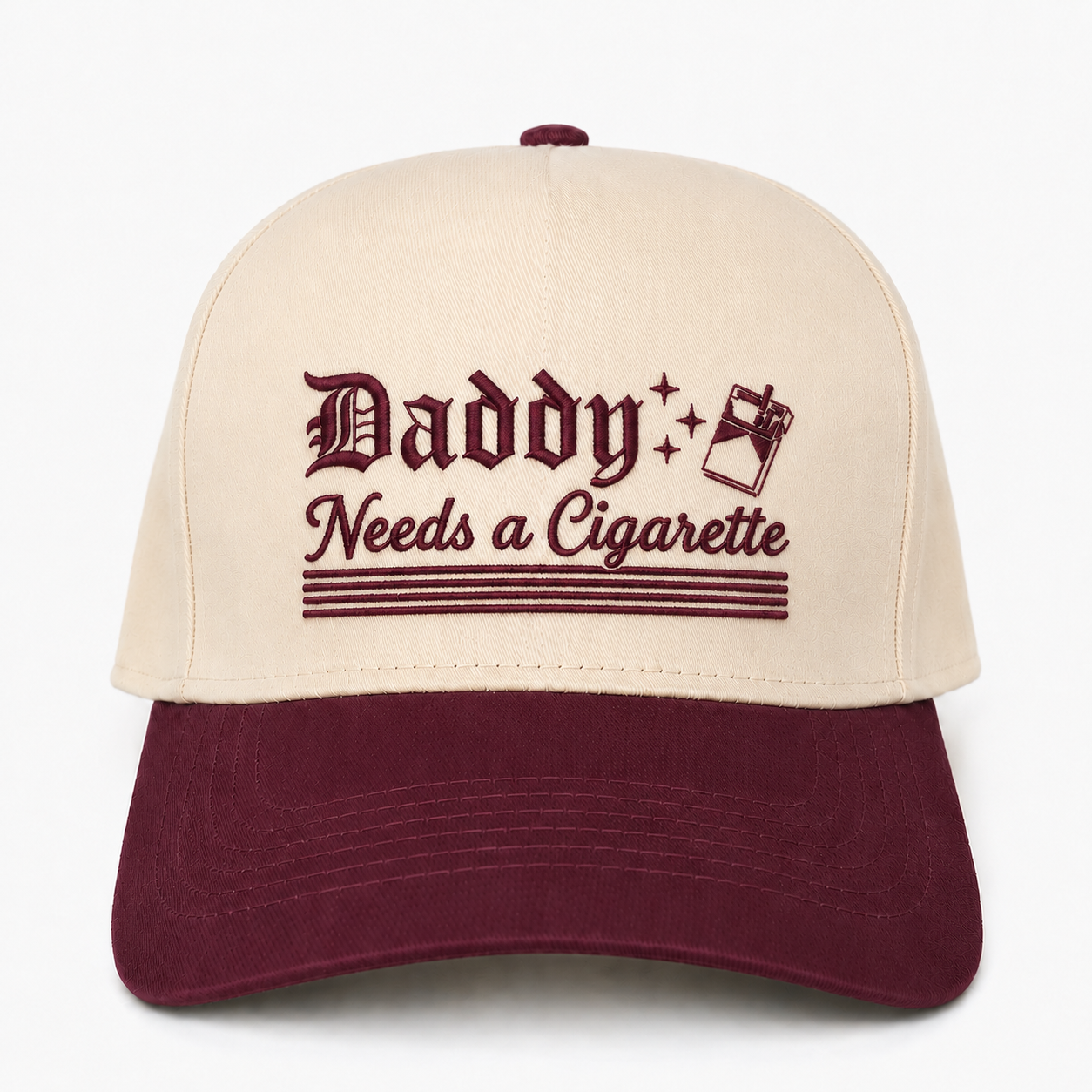 Custom Daddy Needs a Cigarette Snapback Hat – Funny Father’s Day Gift for Dad