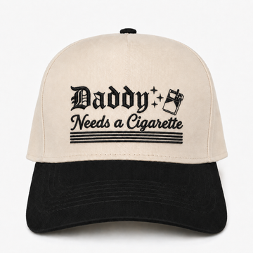 Custom Daddy Needs a Cigarette Snapback Hat – Funny Father’s Day Gift for Dad