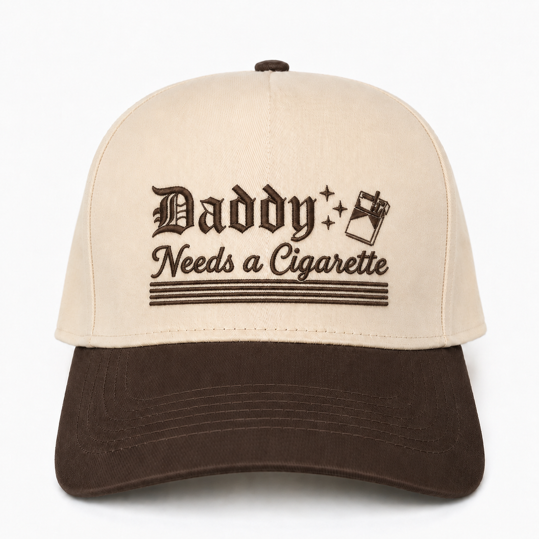 Custom Daddy Needs a Cigarette Snapback Hat – Funny Father’s Day Gift for Dad