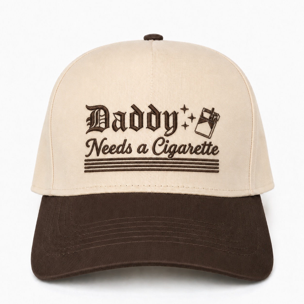 Custom Daddy Needs a Cigarette Snapback Hat – Funny Father’s Day Gift for Dad