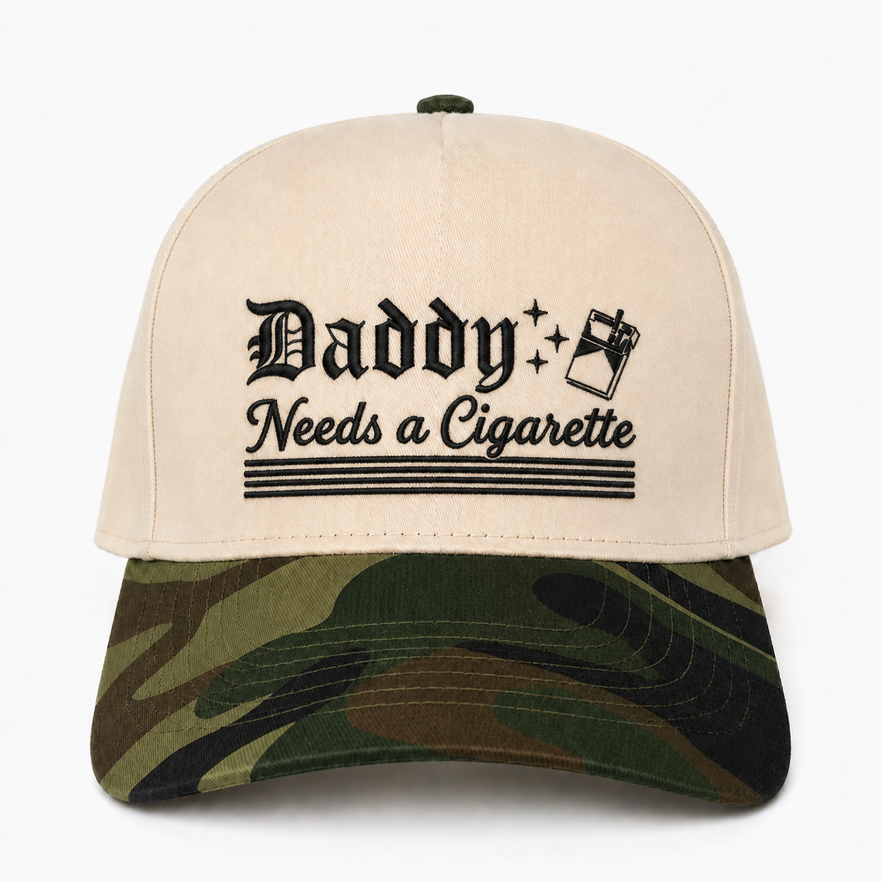 Custom Daddy Needs a Cigarette Snapback Hat – Funny Father’s Day Gift for Dad