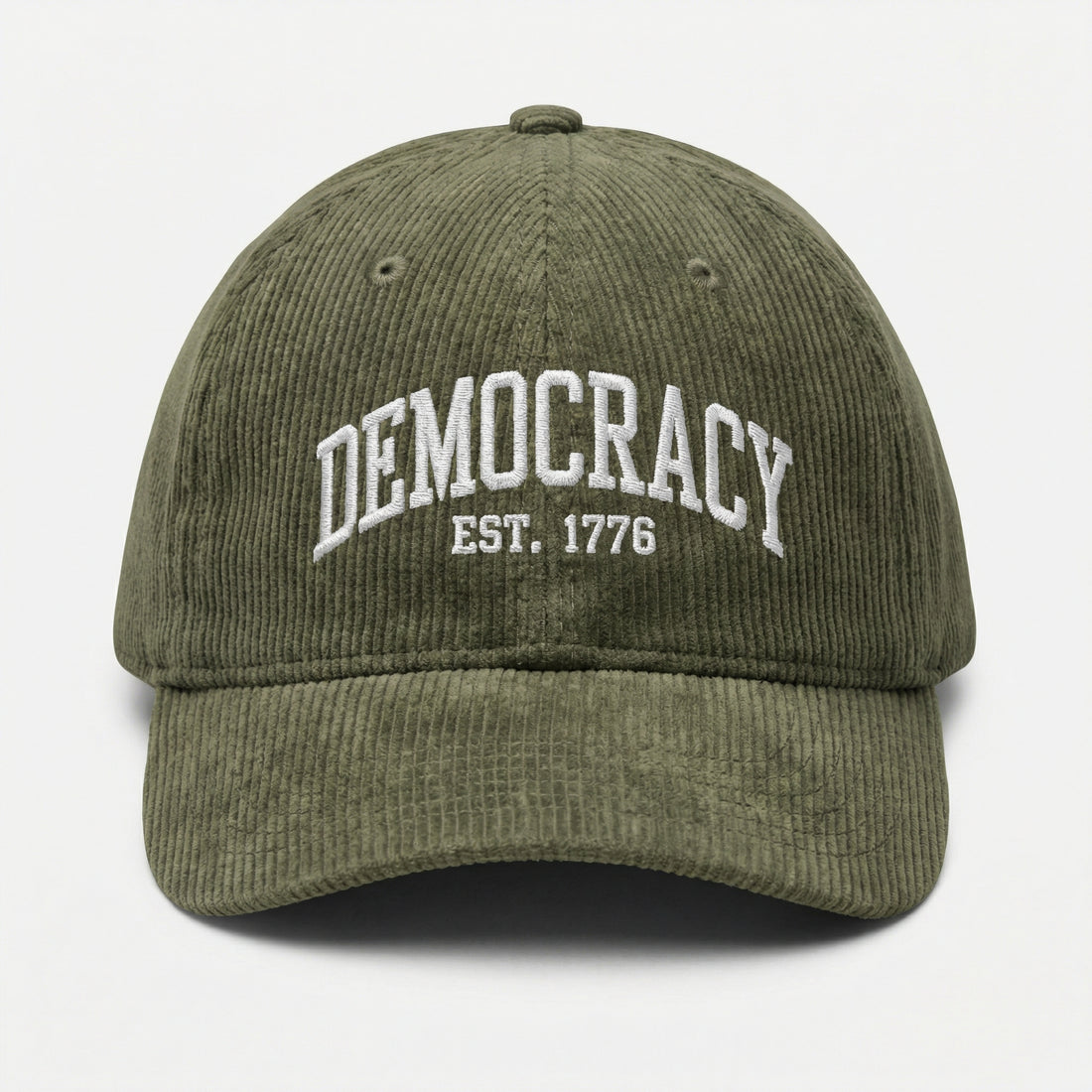 Custom Democracy Embroidered Cap – Resist Statement Dad Hat