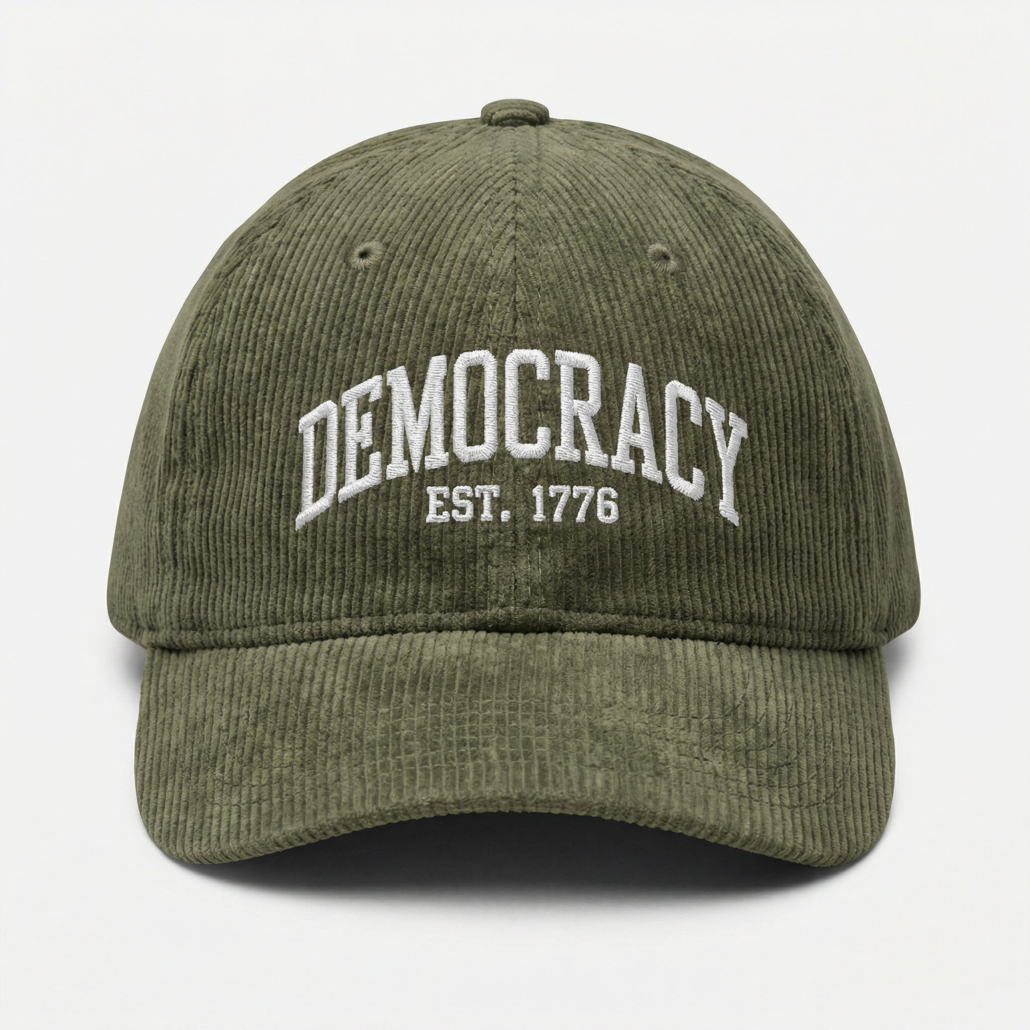 Custom Democracy Embroidered Cap – Resist Statement Dad Hat
