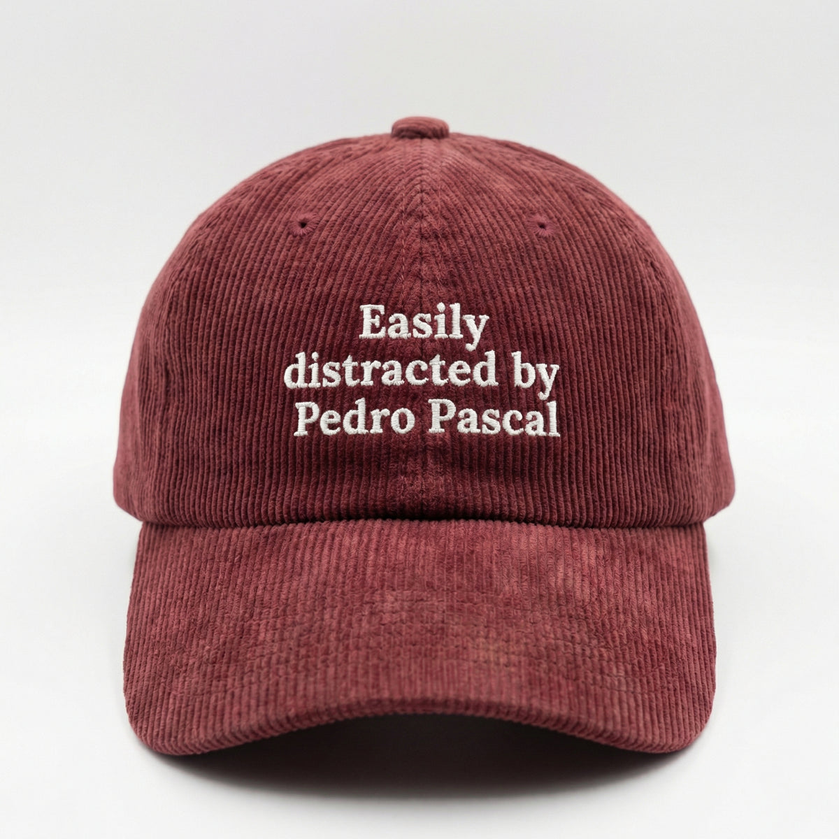 Custom Easily Distracted by Pedro Embroidered Baseball Cap – Funny Dad Hat