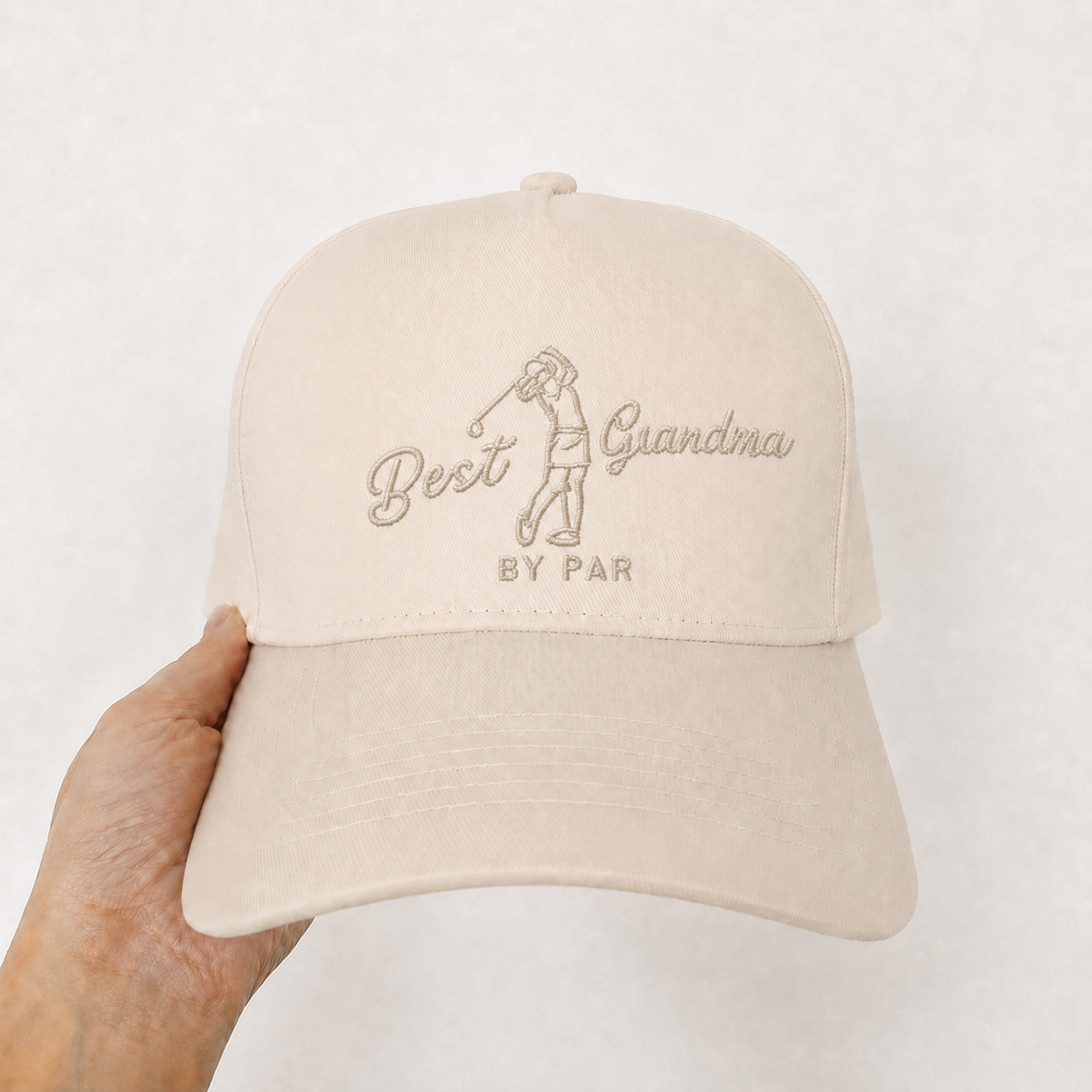 Custom Embroidered Best Grandma By Par Snapback Hat – New Grandma Announcement Gift