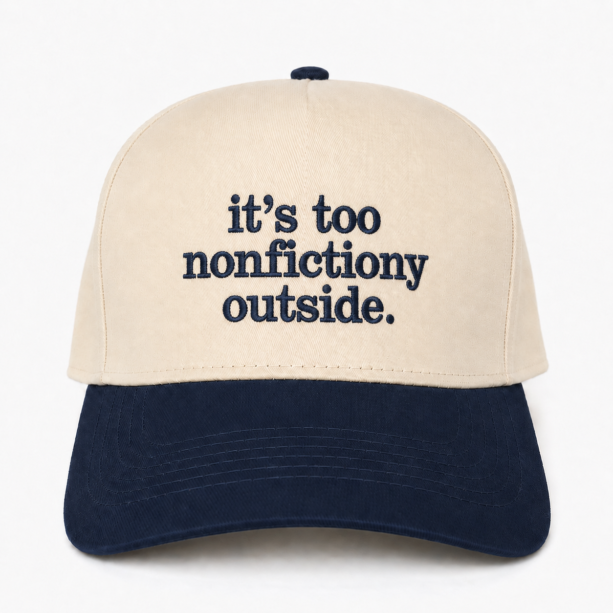 Custom Embroidered Booktrovert Snapback Hat – Cute Book Lover Gift for Readers