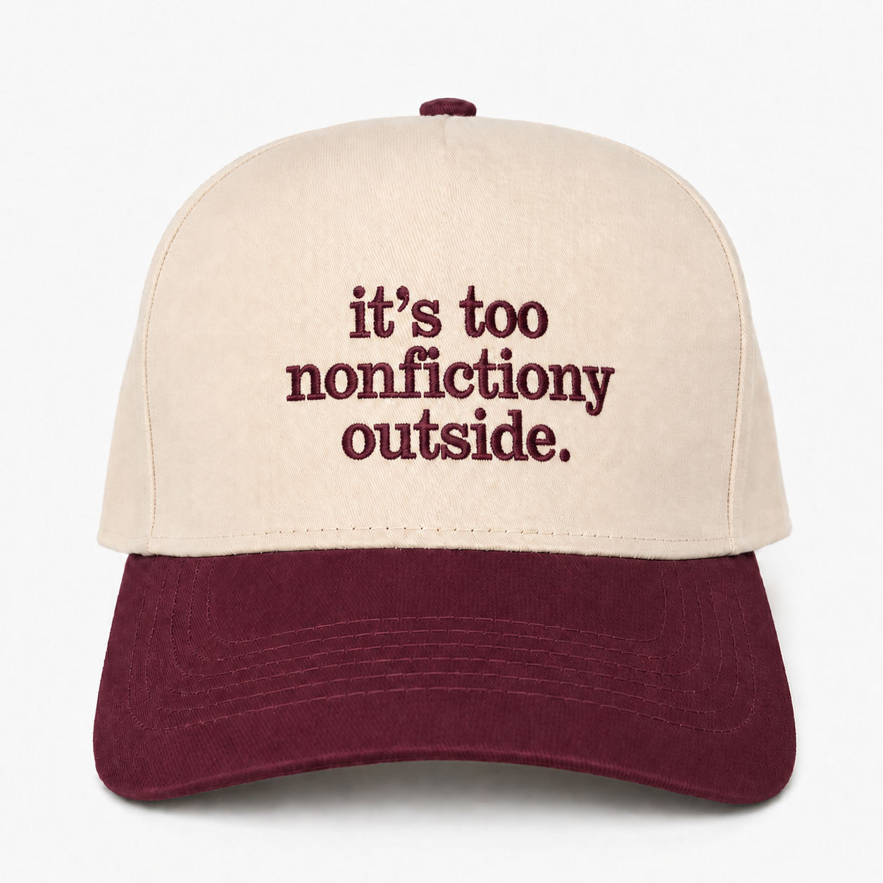 Custom Embroidered Booktrovert Snapback Hat – Cute Book Lover Gift for Readers