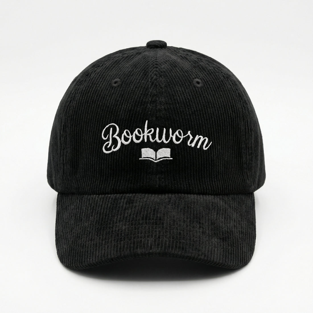 Custom Embroidered Bookworm Hat – Book Lover Dad Cap Gift