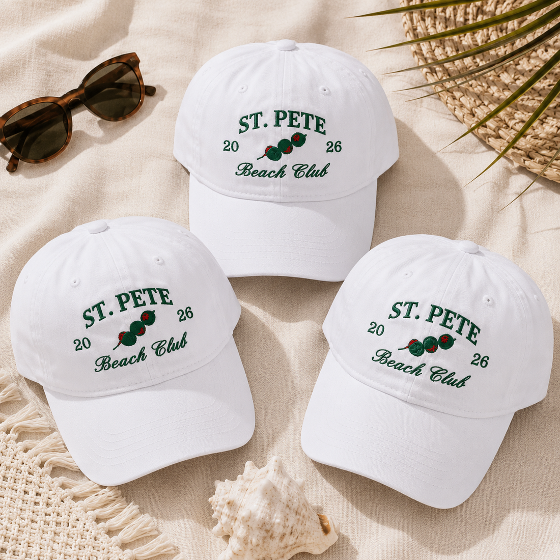 Embroidered Bride Squad Cap for Custom Bachelorette Party Looks