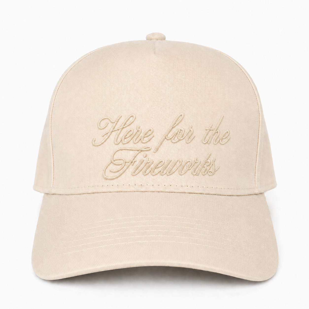 Embroidered Here For The Fireworks Snapback Hat – Patriotic Summer Party Hat