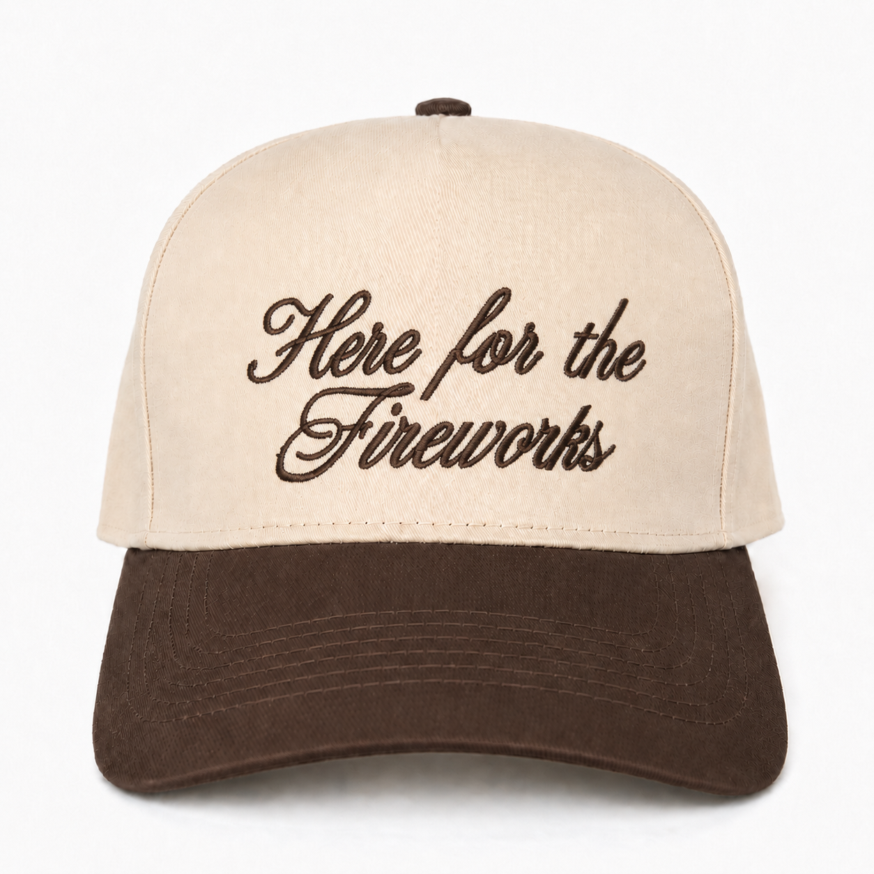 Embroidered Here For The Fireworks Snapback Hat – Patriotic Summer Party Hat