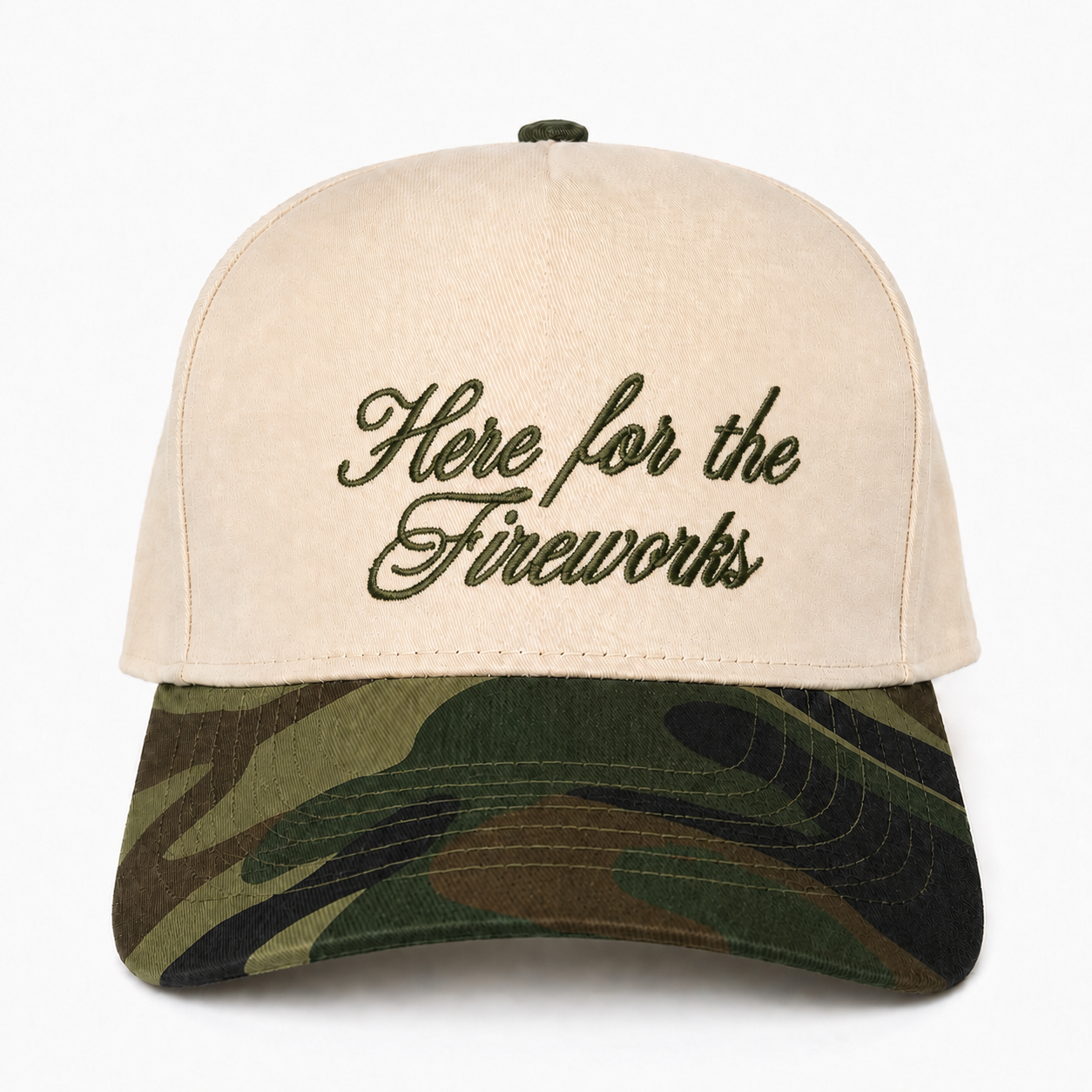 Embroidered Here For The Fireworks Snapback Hat – Patriotic Summer Party Hat