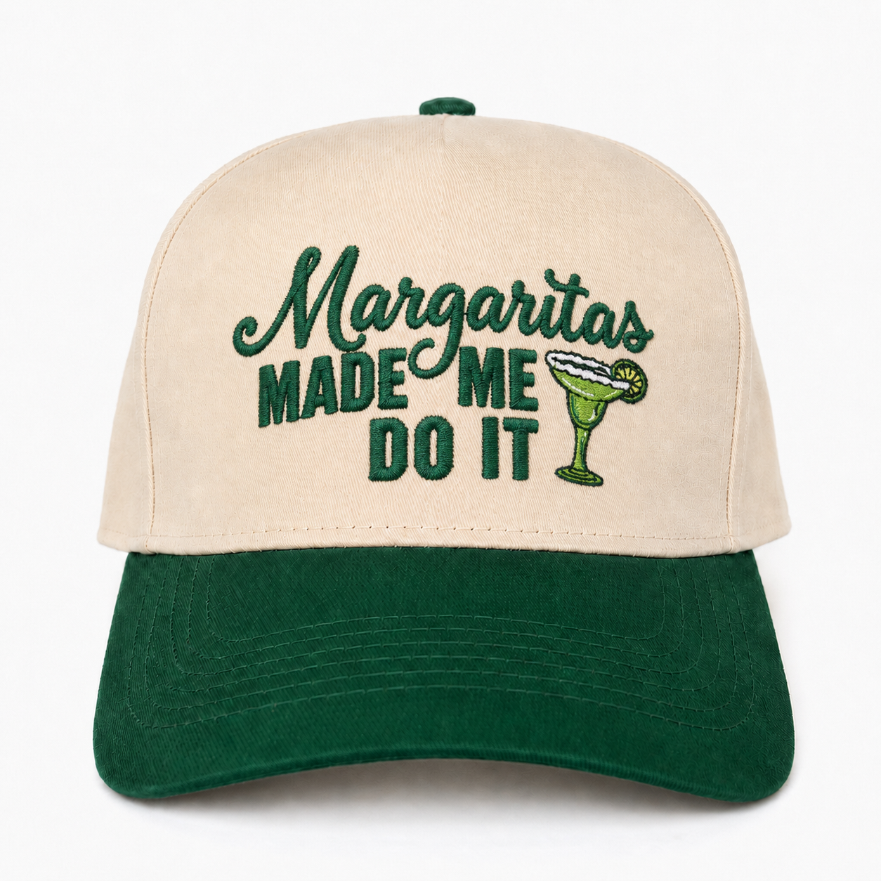 Custom Embroidered Margaritas Made Me Do It Snapback Hat – Cute Cocktail Hat