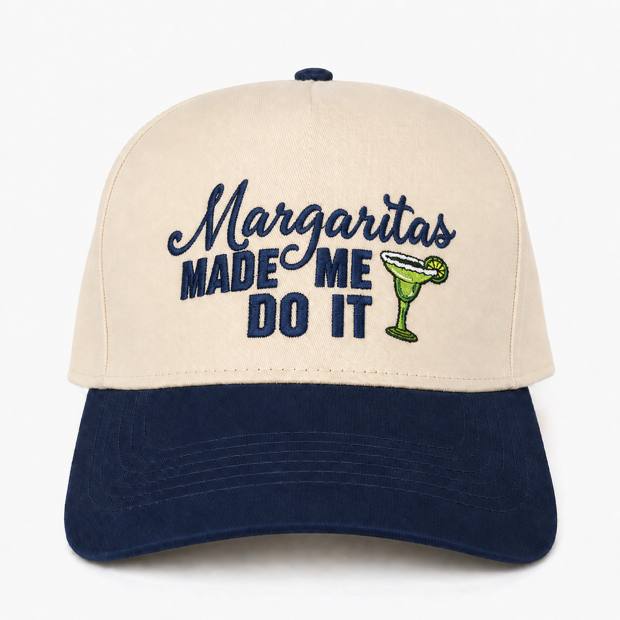 Custom Embroidered Margaritas Made Me Do It Snapback Hat – Cute Cocktail Hat