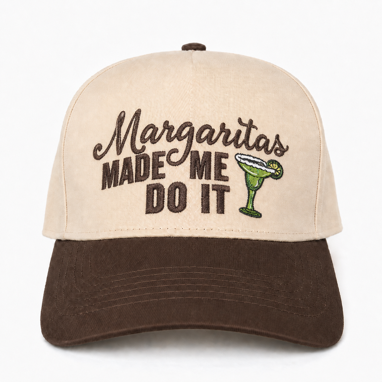 Custom Embroidered Margaritas Made Me Do It Snapback Hat – Cute Cocktail Hat