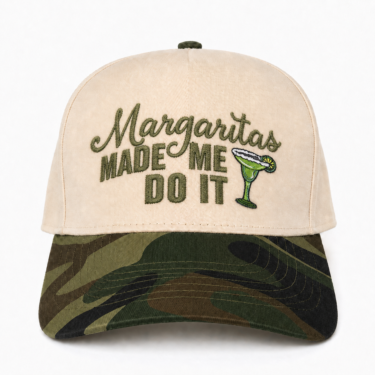 Custom Embroidered Margaritas Made Me Do It Snapback Hat – Cute Cocktail Hat