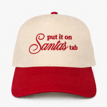 Custom Embroidered Put It On Santa’s Tab Snapback Hat – Holiday Drinking Hat